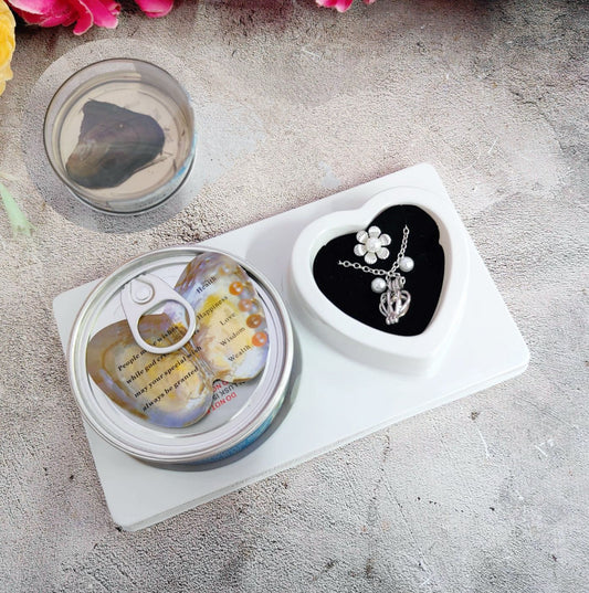 Sea Shell Pendant, Ring & Earrings Set