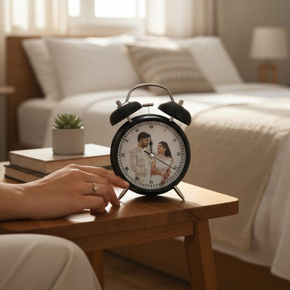 Personalized Photo Table Alarm Clock