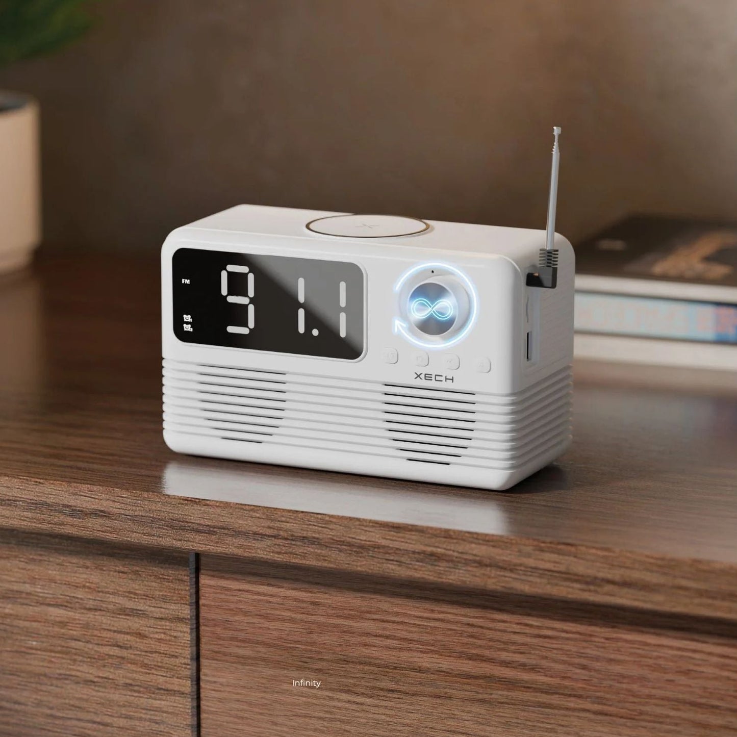 Eon Max Retro Speaker & Wireless Charger