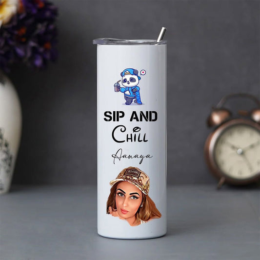 Personalized Boho Steel Tumbler