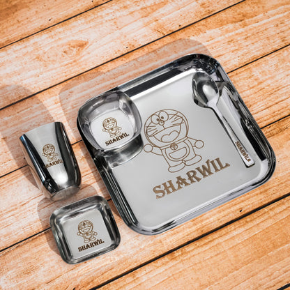Square Shape Baby Dinner Set