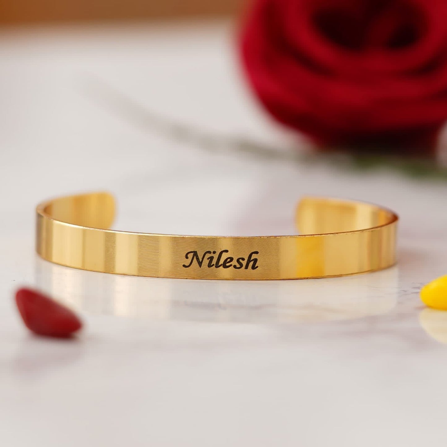 Personalized Stainless Steel Unisex Adjustable Kada