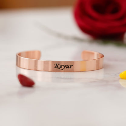 Personalized Stainless Steel Unisex Adjustable Kada