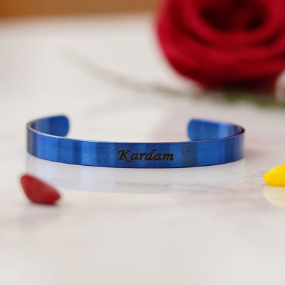 Personalized Stainless Steel Unisex Adjustable Kada