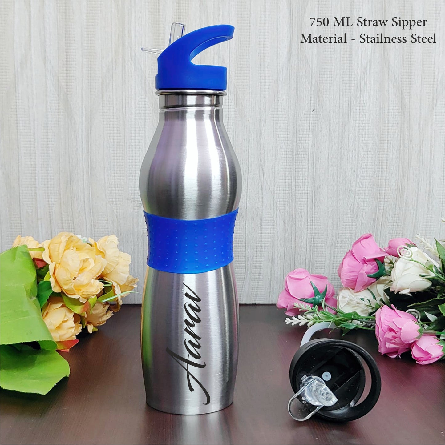 Personalized High Quality Stainless Steel Sipper Bottle (750 ML)