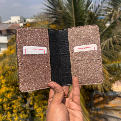 Glitter Personalized Passport Cover