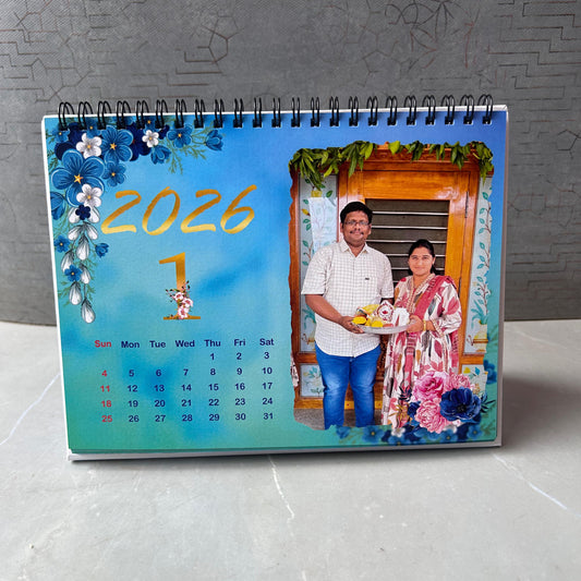 Classical Customised Table Top Calendar 2026