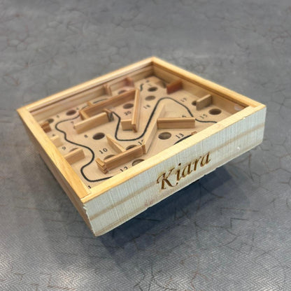 Personalised Wooden Labyrinth Balance Board