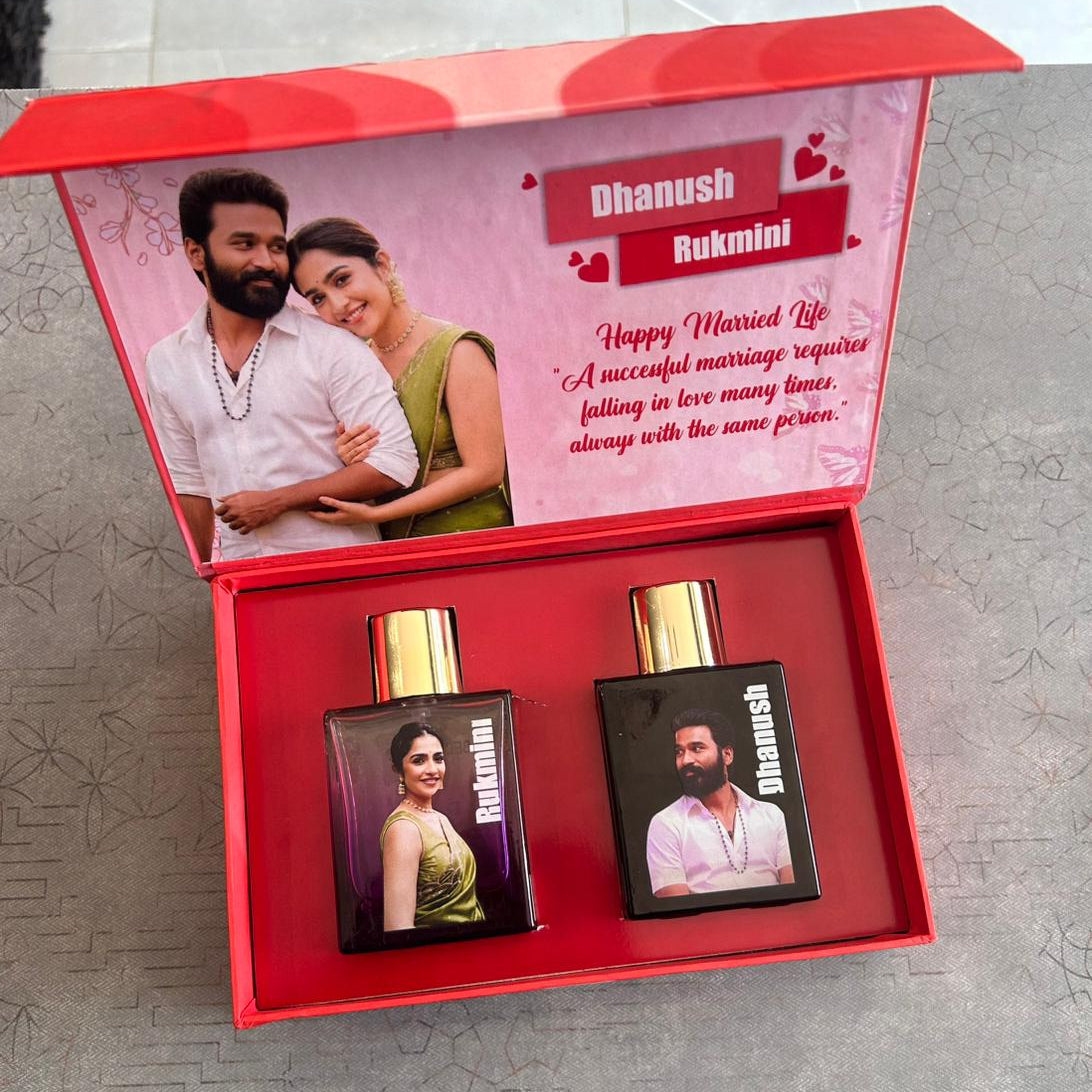 Personalized Couple Perfume Gift Set