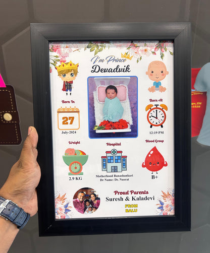 Personalized Baby Birth Data Frame