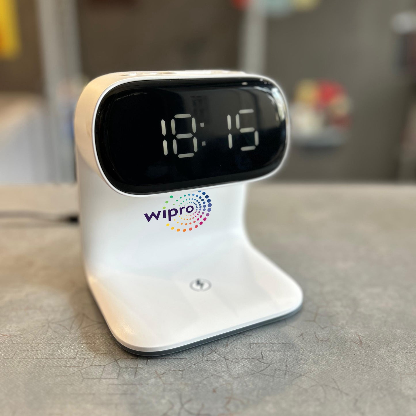 Personalized All-in-One Wireless Charging Dock & Alarm Clock