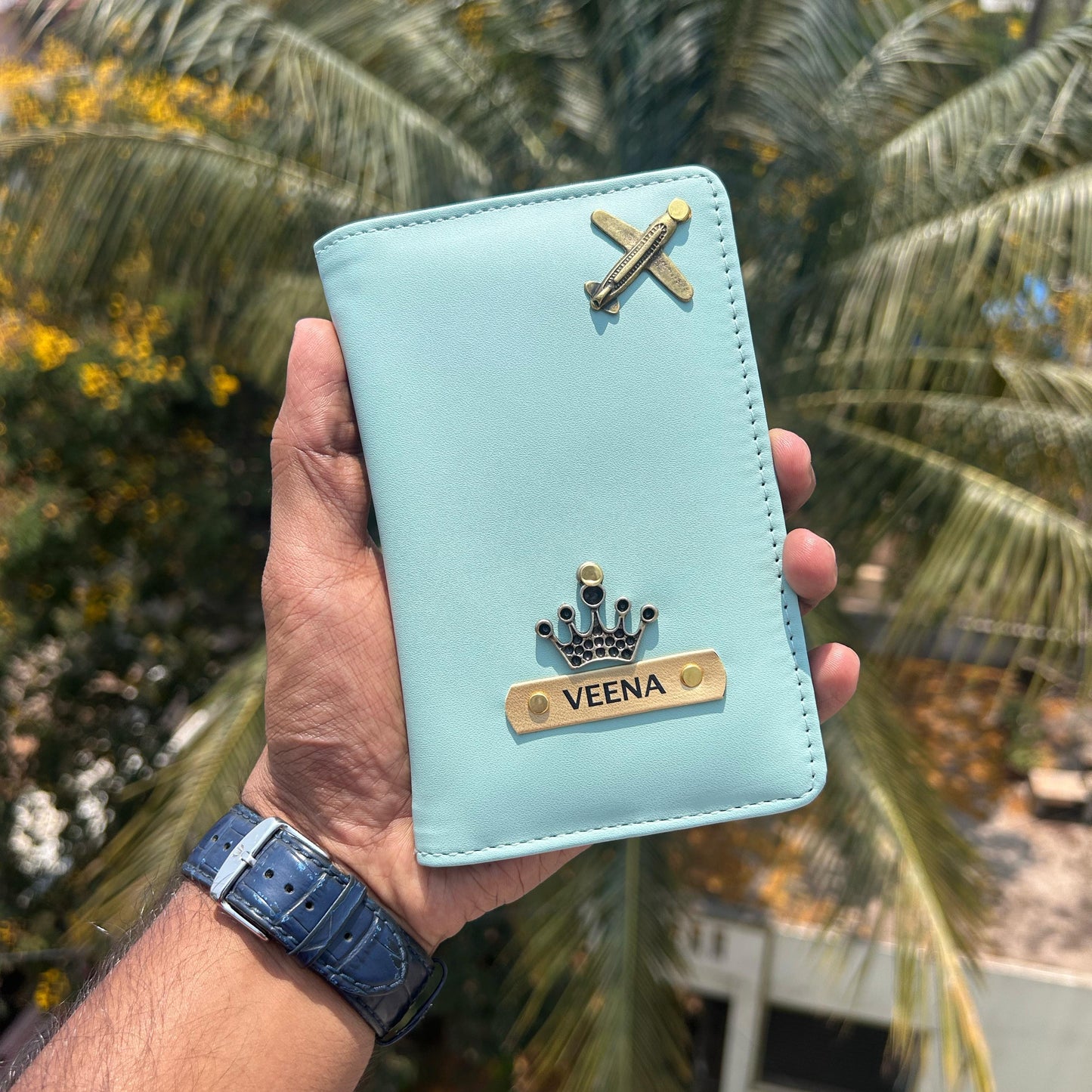 Personalized Pastel Passport Cover
