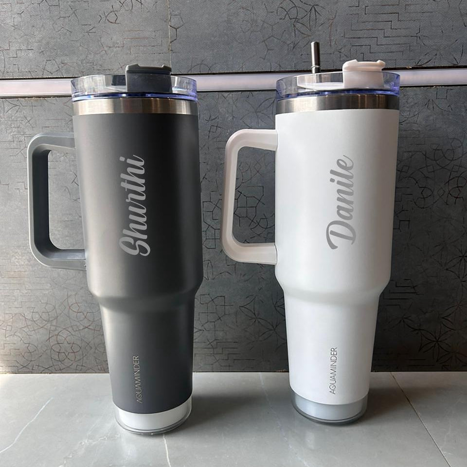 Personalized Smart Reminder Tumbler – 1200ml (App Enabled)