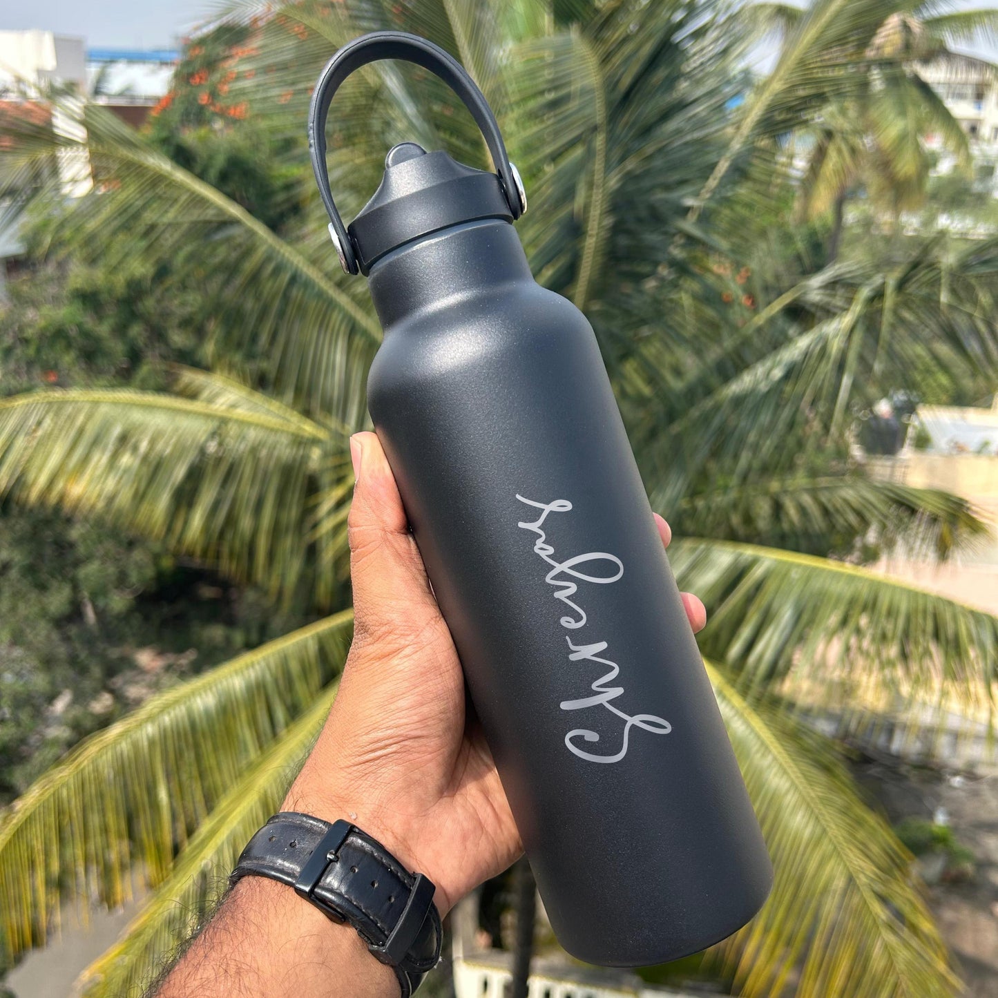 Personalized Hot & Cold Hunter Flask