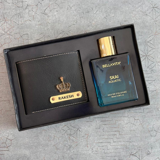 Premium Personalized Wallet & Photo-Perfume Combo