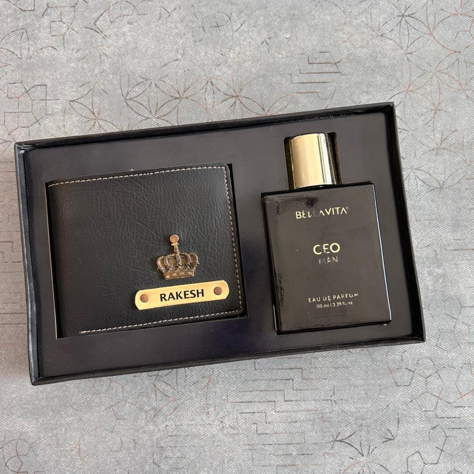 Premium Personalized Wallet & Photo-Perfume Combo
