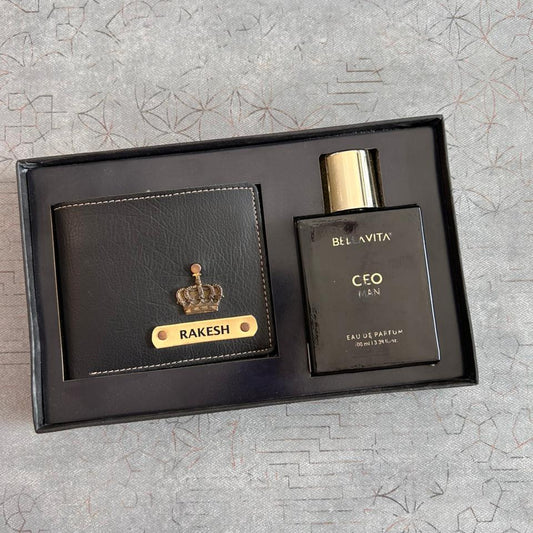 Premium Personalized Wallet & Photo-Perfume Combo