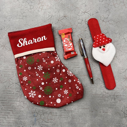 Christmas Special Personalized Stocking Gift Hamper
