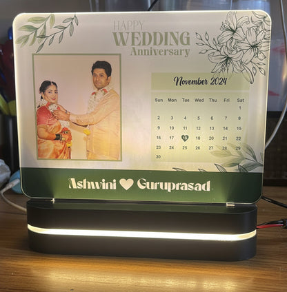 Personalized Photo & Text LED Table Top