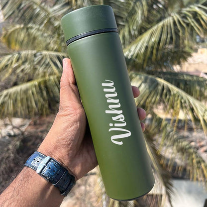 Personalized Hot & Cold LED Flask (500 ML)