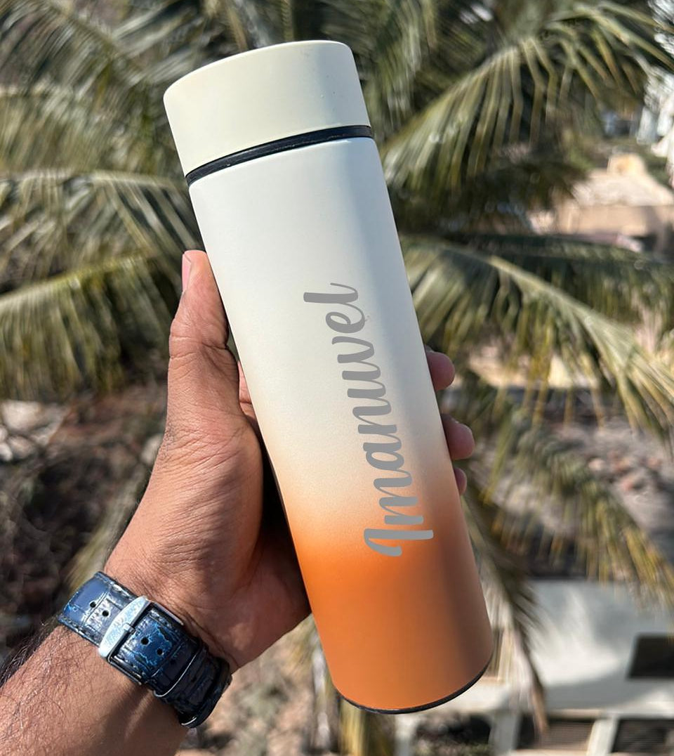 Personalized Hot & Cold LED Flask (500 ML)