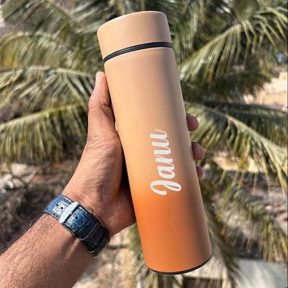 Personalized Hot & Cold LED Flask (500 ML)