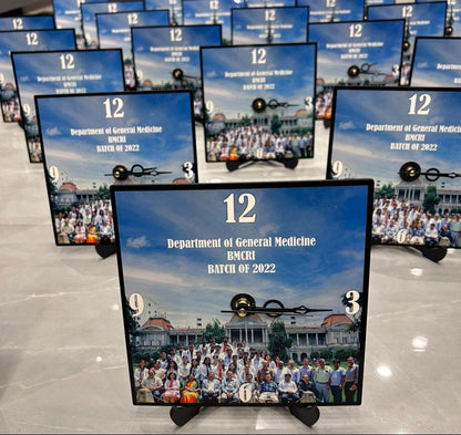 Personalized Sublimation MDF Table Clock