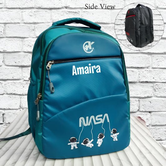 Personalized NASA Themed School Bag (16 Inch)