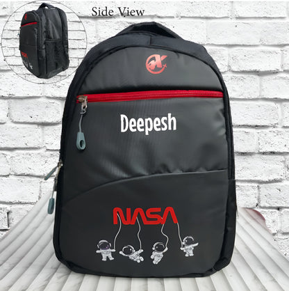 Personalized NASA Themed School Bag (16 Inch)