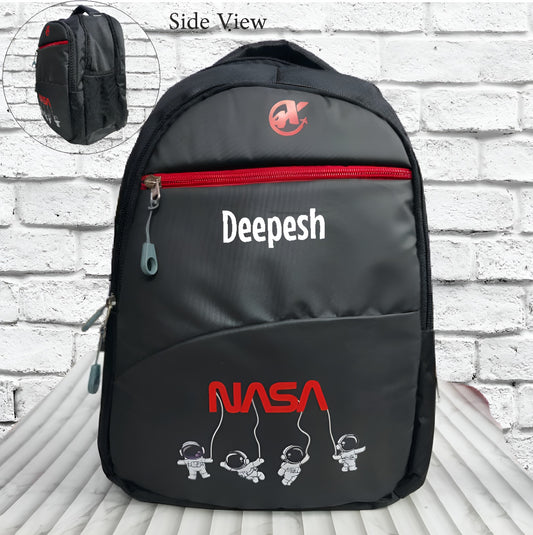 Personalized NASA Themed School Bag (16 Inch)