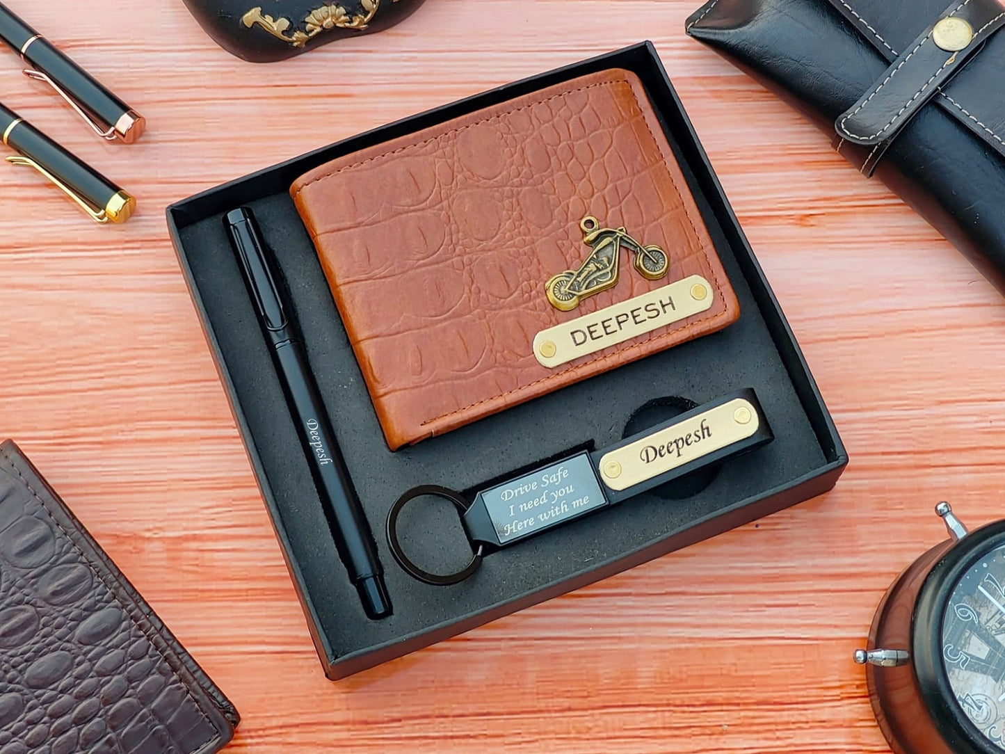 Personalized Wallet Mini Combo (3-Piece Set)