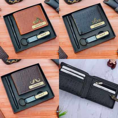 Personalized Wallet Mini Combo (3-Piece Set)