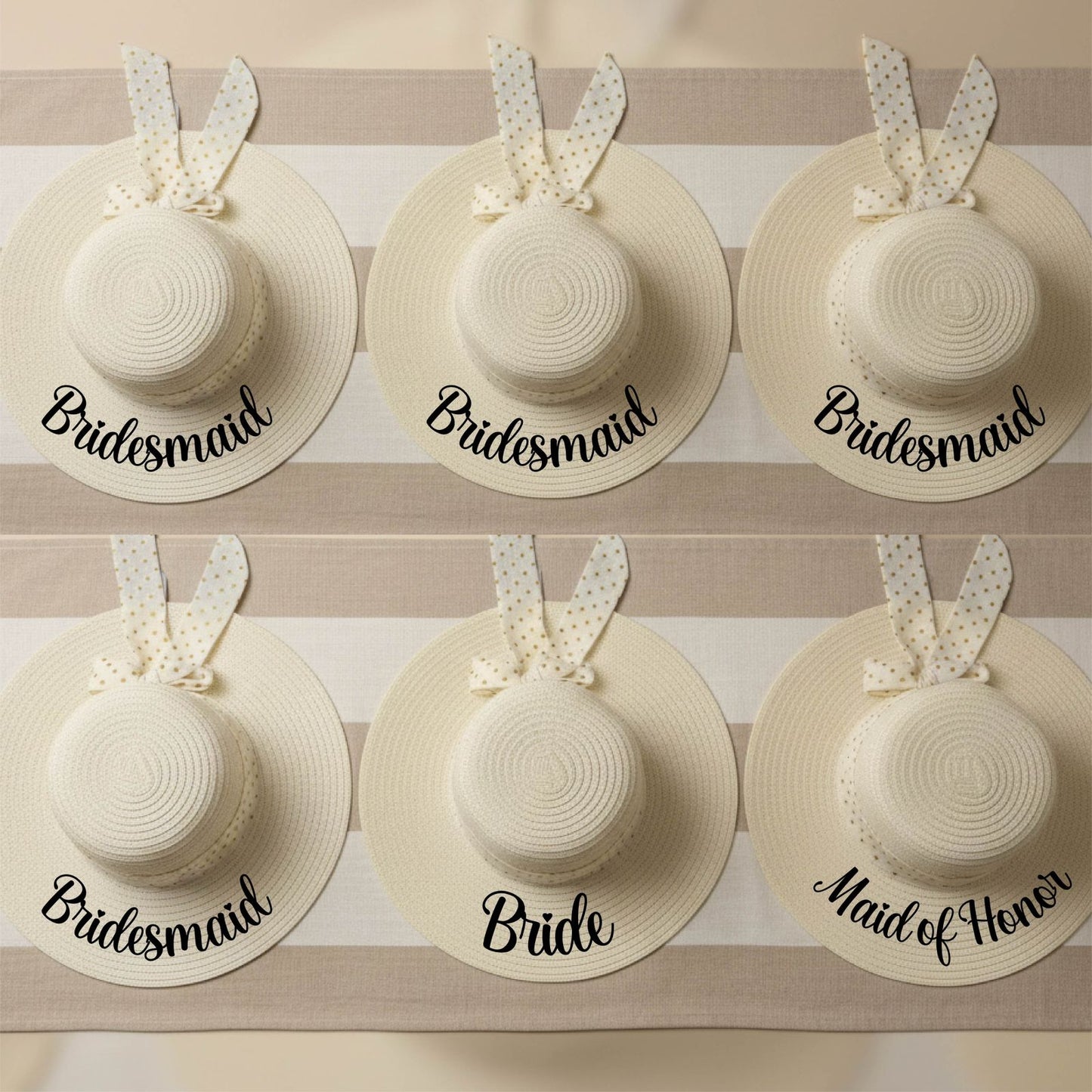Personalized Straw Beach Hat