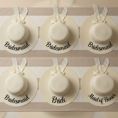 Personalized Straw Beach Hat