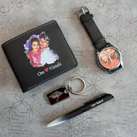 Personalized 4-in-1 Photo Gift Set