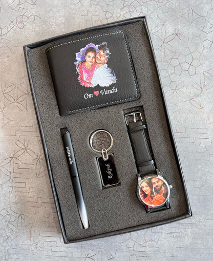 Personalized 4-in-1 Photo Gift Set