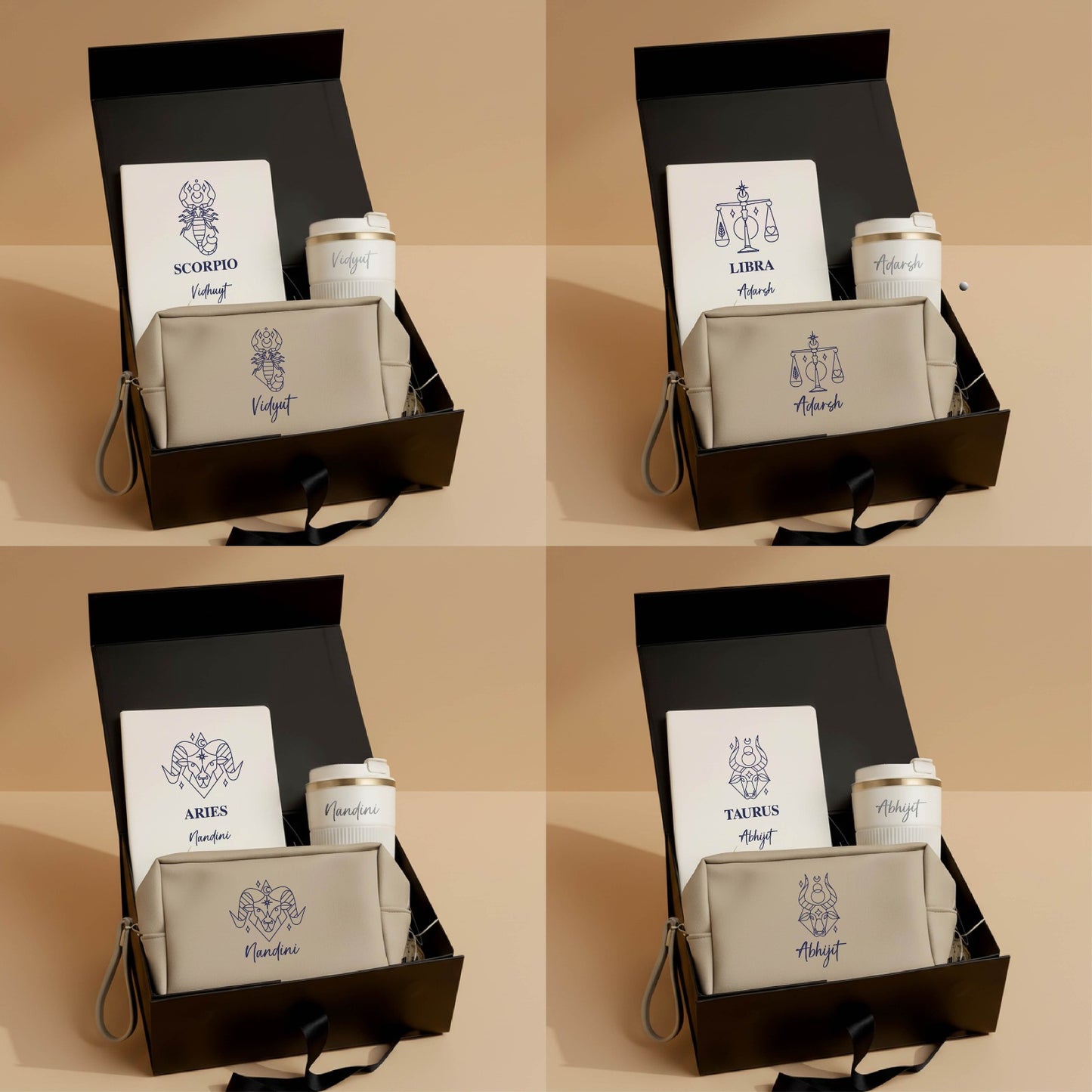 Personalized Zodiac Sign Gift Combo
