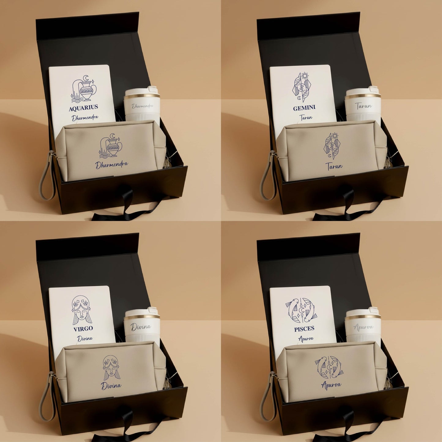 Personalized Zodiac Sign Gift Combo