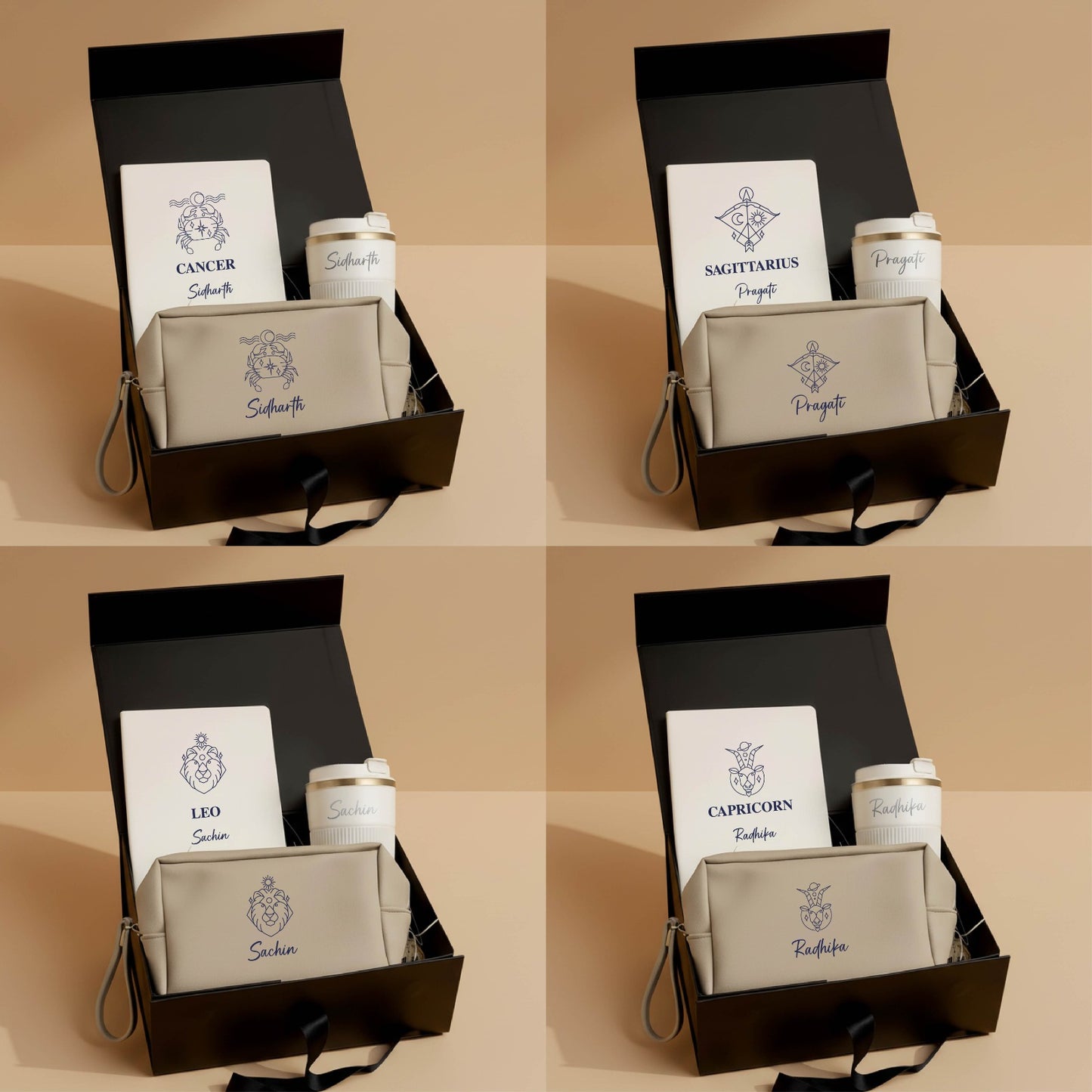 Personalized Zodiac Sign Gift Combo