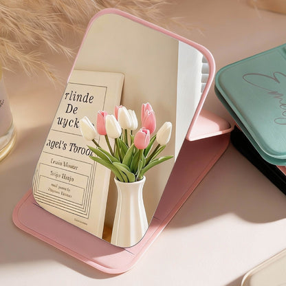 Personalized Leather Pocket Makeup Mirror