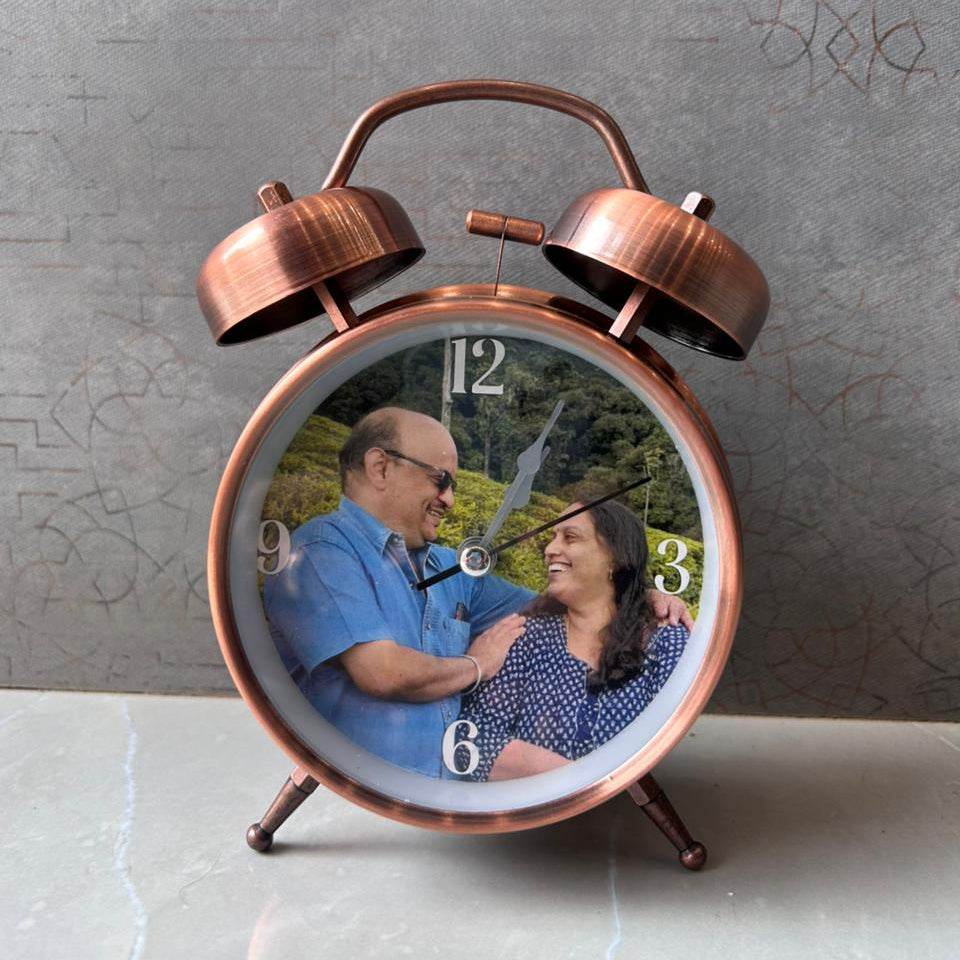 Personalized Photo Table Alarm Clock