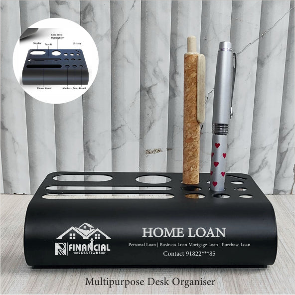 Mobile & Stationery Holder With FREE Metal Pen