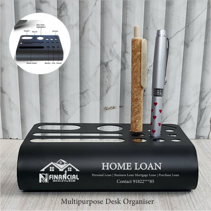 Mobile & Stationery Holder With FREE Metal Pen