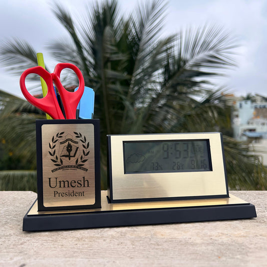 Personalized Digi Clock Penstand