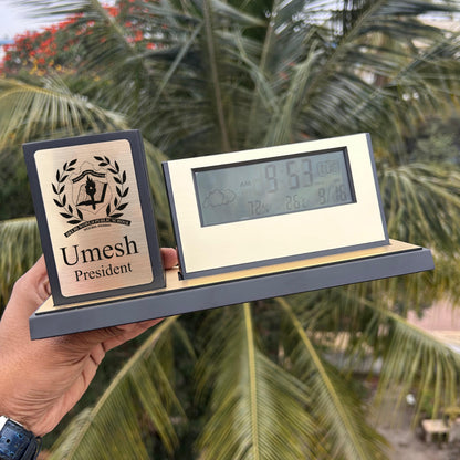 Personalized Digi Clock Penstand