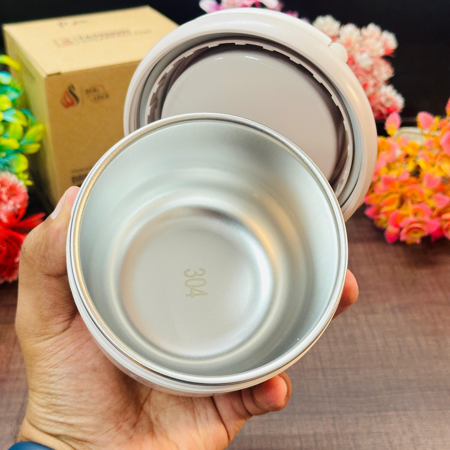 Premium 500ml Insulated Stainless Steel Meal Box & Soup Bowl