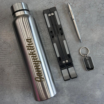 Personalized 4-in-1 Steel Gift Set