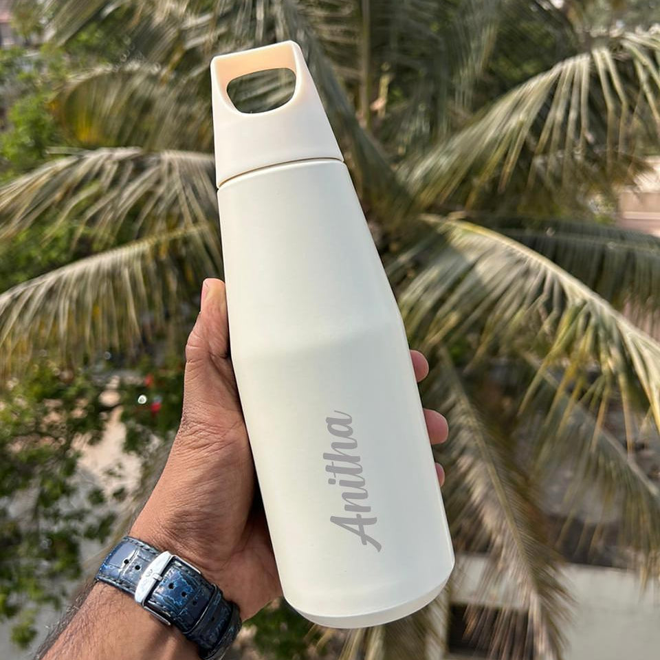 Personalized Hot & Cold Tricone Flask (500 ML)