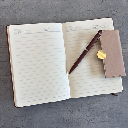 Personalized Fushion Diary & Jupiter Pen Set