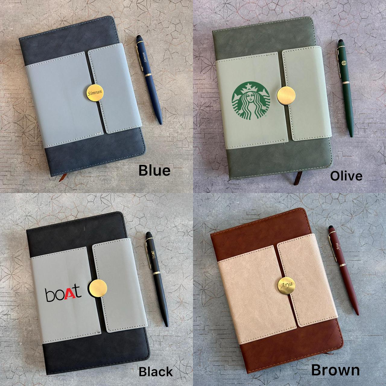 Personalized Fushion Diary & Jupiter Pen Set